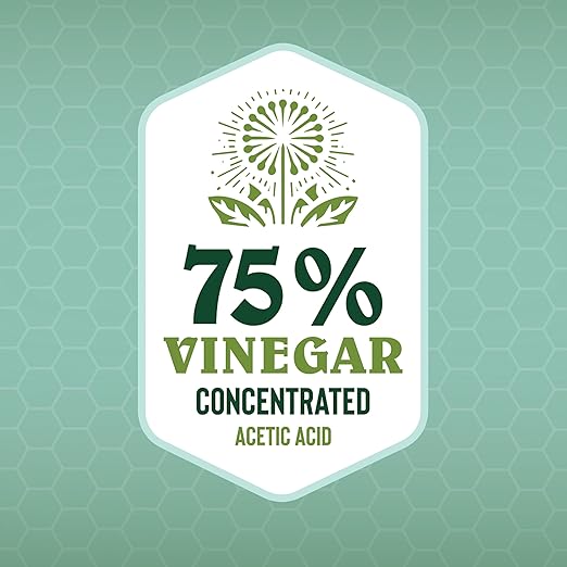 75% Vinegar - 1 Gallon - Concentrated Acetic Acid - All Natural Multipurpose Cleaning Vinegar