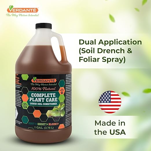 Complete Plant Care Liquid Soil Conditioner – Improve Lawn & Garden Health - Versatile Soil Conditioner for Lawns & Gardens - Simple Lawn and Garden Solutions (1 Gallon)