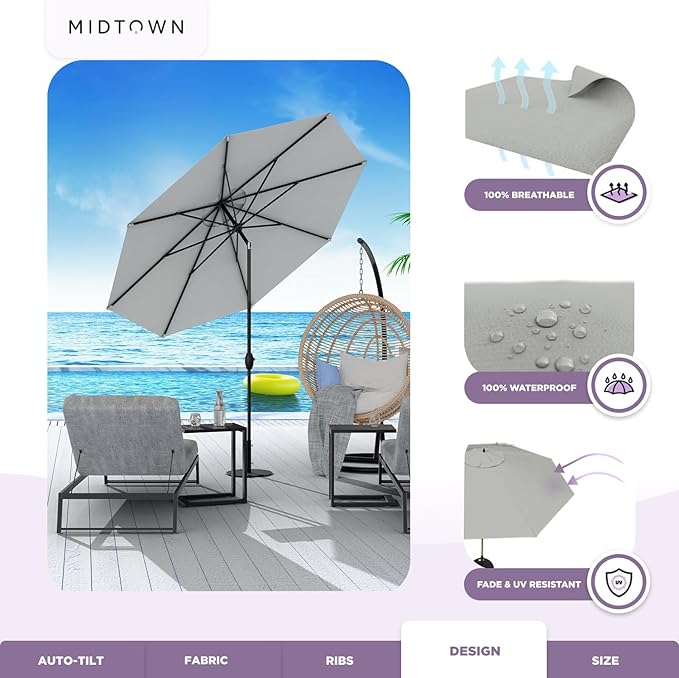 Midtown Umbrellas Patio Umbrella Color 139