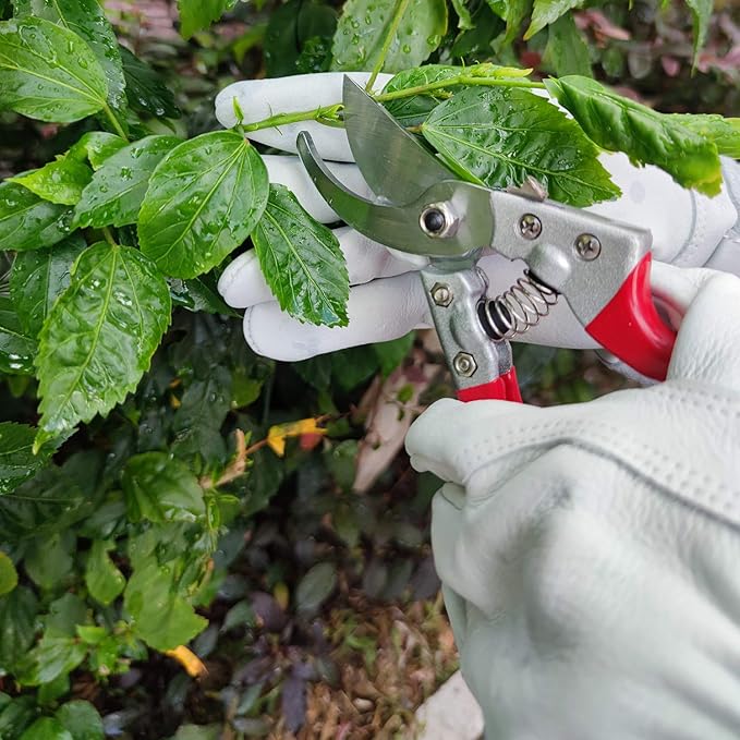 Long Gardening-Gloves Women/Men-Thorn proof Rose Pruning Heavy Duty Gauntlet, Best Garden Gifts for Gardener-XL