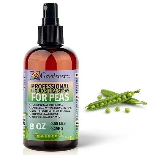 𝐒𝐔𝐏𝐄𝐑𝐈𝐎𝐑 Liquid Silica Boost Fertilizer and Supplement Spray for PEAS Plants – Pre-Mixed, Ready-to-Use Liquid Silicon Plant Superfood Mist for Indoor & Outdoor Plants – 8oz