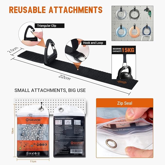 Savior 4 Pack 5 Inch Chainsaw Chain for WORX WG324 / WG324.9 / WG325 / WG325.9, for FASTCRAFT 2020X-L .043" Gauge 0.30" Pitch 28 Drive Links 5" Replacement Chain for WA0142