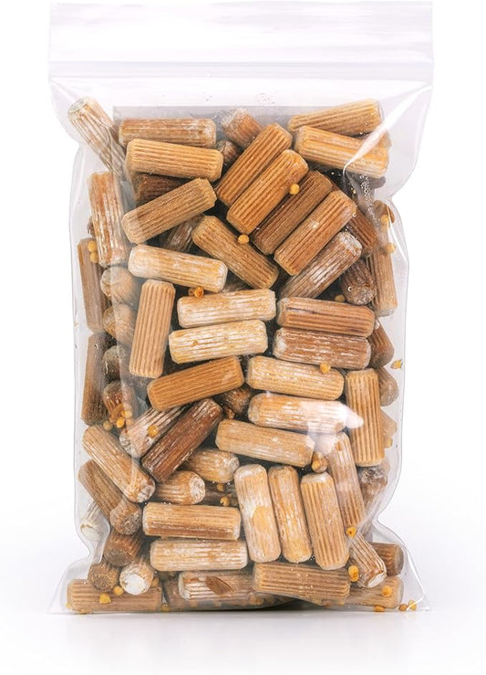 North Spore Organic Hen of The Woods (100 ct) Maitake Mushroom Plugs for Logs | Premium Quality Mushroom Plug Spawn | Handmade in Maine | Grow Gourmet Mushrooms Outdoors | Grifola frondosa