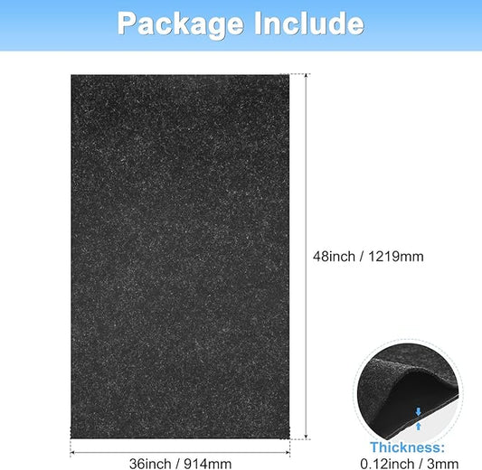 Outdoor Storage Shed Mat, 5 x 3 FT Garage Floor Mats with Reusable, Washable, Non Slip, Durable for Protects Garage Floors/Driveways/Entrance Doors/Deck [Gray]