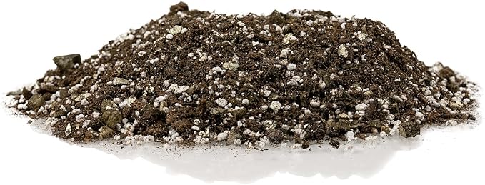 Premium African Violets and Gesneriad Premium Soil Mix by Gardenera - Horticultural Perlite (25%) + Vermiculite (25%) + Sphagnum Peat Moss (50%) - Made in USA - (4 Quart Bag)