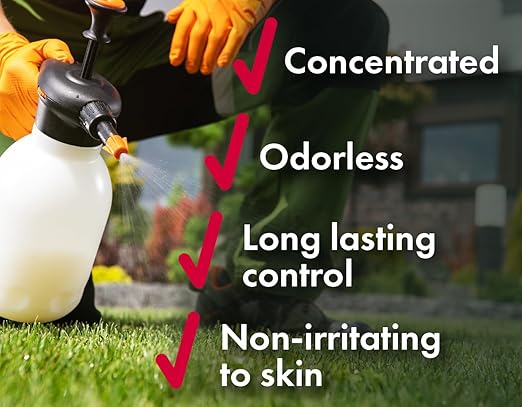 7.9% Bifenthrin Insecticide - 64 Ounces - (Compare to Leading Brands) – Professional Indoor & Outdoor Insect Control - Kills on Contact - Fire Ants, Ticks, Gnats, Fleas & More