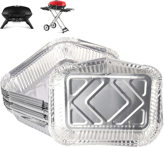 62006 Drip Pan Liners for Napoleon TravelQ 285 Sreies Gas Grill TQ285X, TQ PRO285, TQ285-BL-1, TQ PRO285X, PRO285-BK, TQ285X-RD-1-A, TQ240-BL, TQ240,Aluminum Grill Pans for Napoleon Accessories, 20PCS