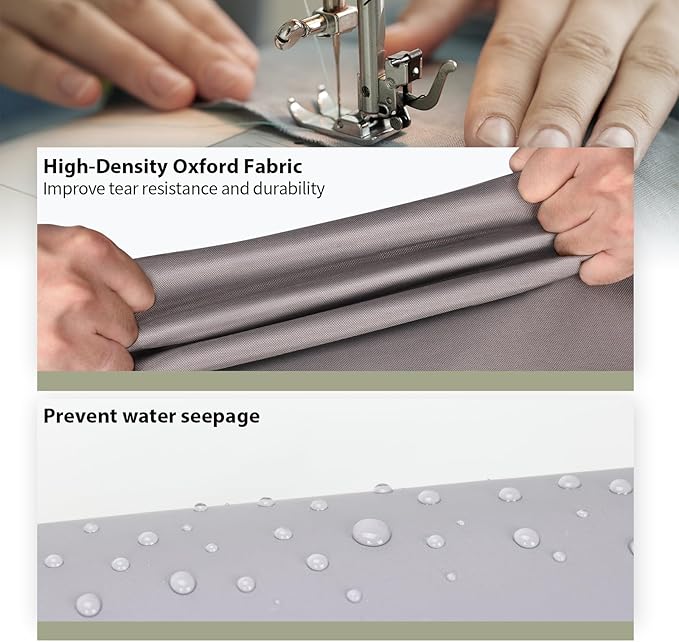 KylinLucky Outdoor Furniture Covers Waterproof 30W x 34D x 38.5H inches 2 Pack, Lawn Patio Chair Cover Cloudy Grey