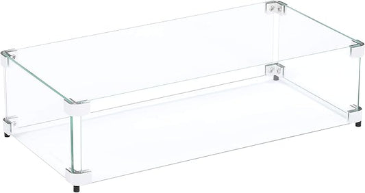 Celestial 23.5" x 11.5" x 6" Wind Guard, fits Celestial 18”x6” Fire Pit Burner Pans