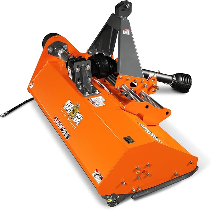 68'' Working Width 3 Point PTO Flail Mower with 8inch Left/Right Hydraulic Side Shift,for 30-60hp CAT 1 Tractor, NAM68H