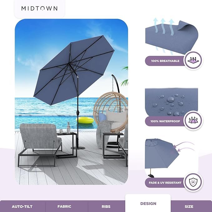 Midtown Umbrellas Patio Umbrella Color 137