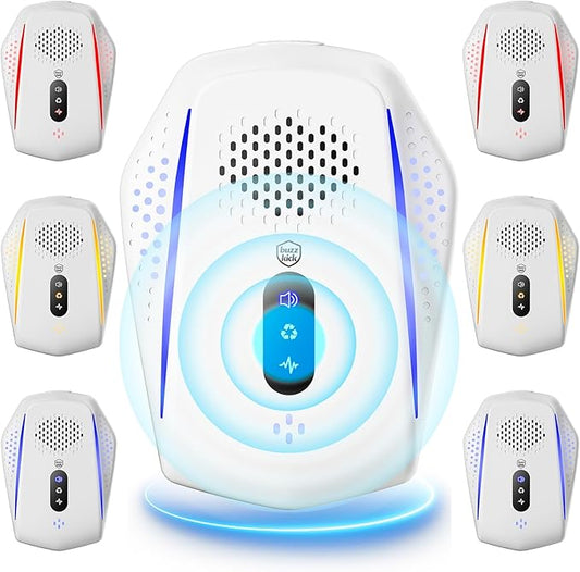 Ultrasonic Pest Control Repeller, 2025 Upgraded Ultrasonic System Mouse Traps Spider Mice Roach Bug Repellent Indoor Rodent Repellent Plug in, Mouse Deterrent for Home Kitchen Garage Warehouse