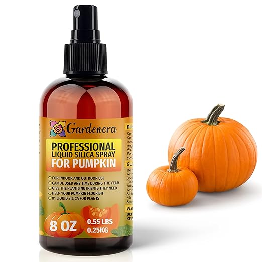 𝐁𝐄𝐒𝐓𝐒𝐄𝐋𝐋𝐄𝐑 Liquid Silica Boost Fertilizer and Supplement Spray for Pumpkin Plants - Premium Ready-to-Use Liquid Silicon Plant Superfood Mist for Indoor & Outdoor Pumpkins - 8oz