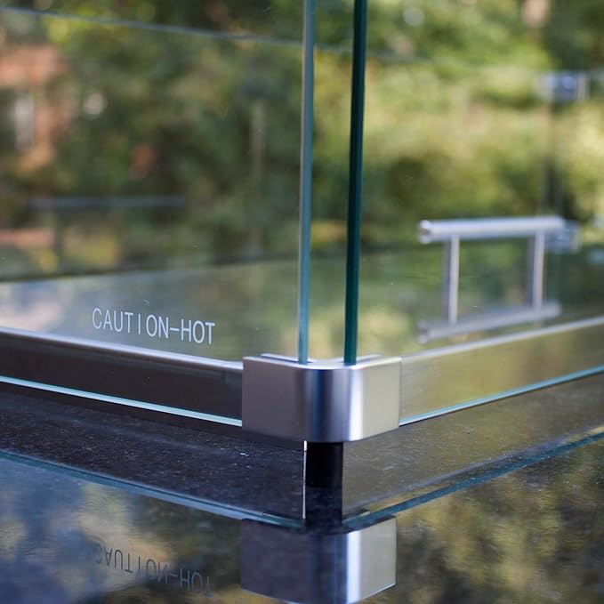 Celestial 53.25" x 11" x 6" Wind Guard, fits Celestial 48” x 6” Fire Pit Burner Pans