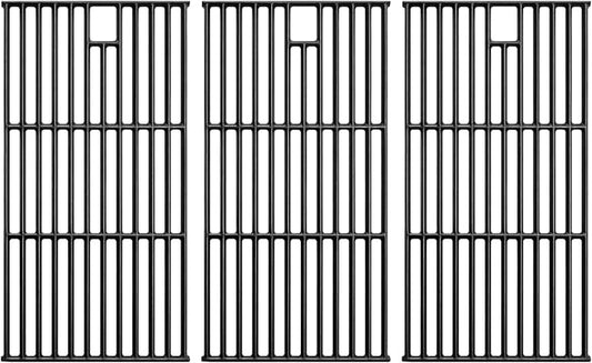 GGC 19 1/4" Grill Grates for Brinkman 810-8500-S 810-8501-S 810-8502-S, Cast Iron Grill Replacement Parts for Charmglow 720-0234, Jenn-Air 720-0337 720-0062 720-0062-lp, Nexgrill 720-0003