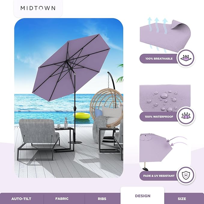 Midtown Umbrellas Patio Umbrella Color 344