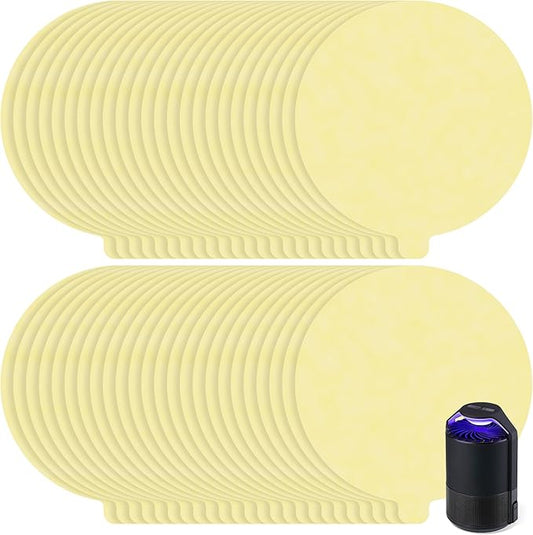 48 Pcs 4.3" Replacement Glue Boards for Katchy,Indoor Insect Trap Refills Compatible wifh Katchy,Dunaga,Fenun,and Fvoai