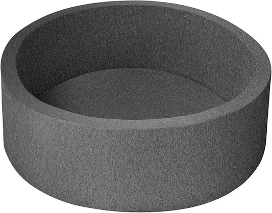 Foam Ball Pit for Toddlers Kids Soft Ball Pool Ideal Gift Play Toy for Children Kiddie Pools - Drak Gray