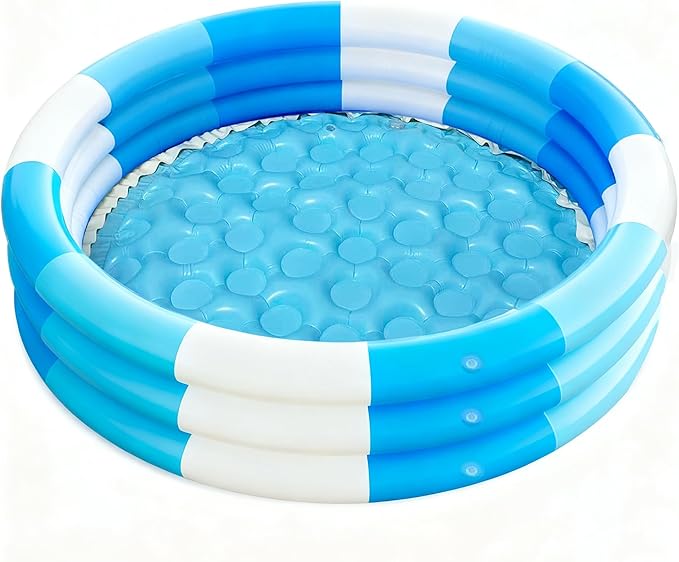 IPOOLGO Inflatable Swimming Pool, 39" X 12" Convenient Family Inflatable Swimming Pool, Indoor and Outdoor Play Pool, Girls/Boys Water Play Center