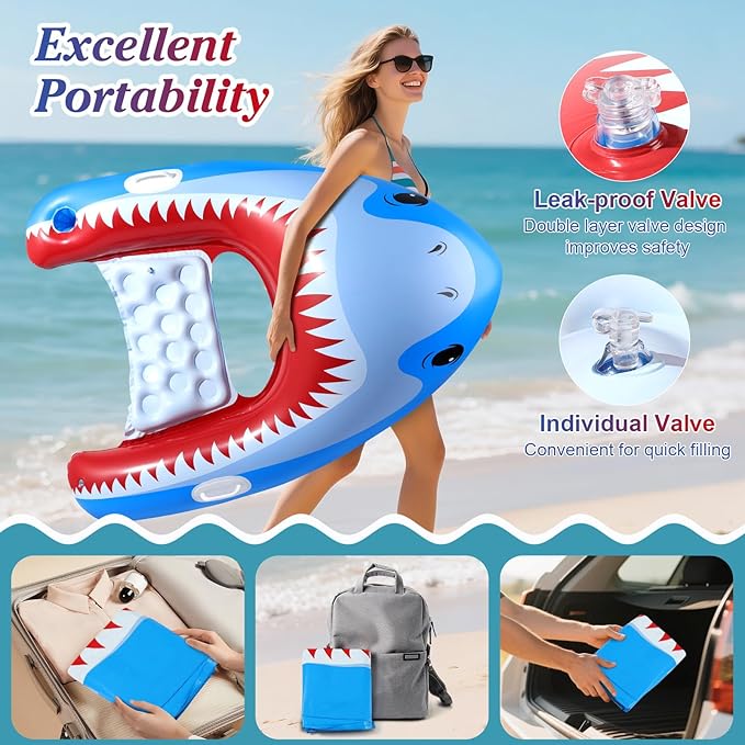 HeySplash Pool Lounger Float for Adult, Inflatable Pool Floats Bed Cooling Contour Lounger Rafts, Water Rafts for Lake, Outdoor Beach Pool Party