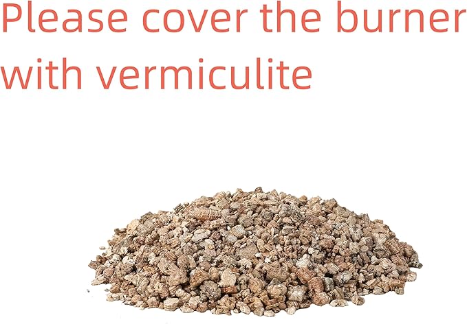 Rock Wool+Lave Rock+Vermiculite for Gas logs (for 18-24 Inch Fireplace)