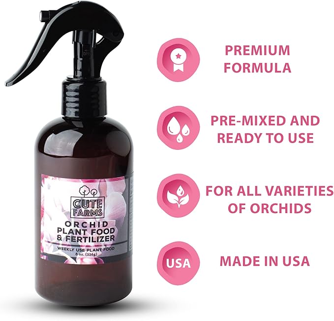 Cute Farms Orchid Plant Food Fertilizer Mist (8 oz. Spray)