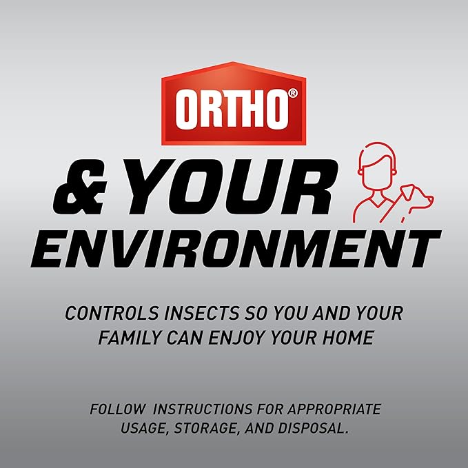 Ortho Home Defense Max Indoor Insect Barrier: With Extended Reach Comfort Wand, Pest Control, No Stains, Starts to Kill Ants, Roaches, Spiders, Fleas and Ticks Fast, 1 gal