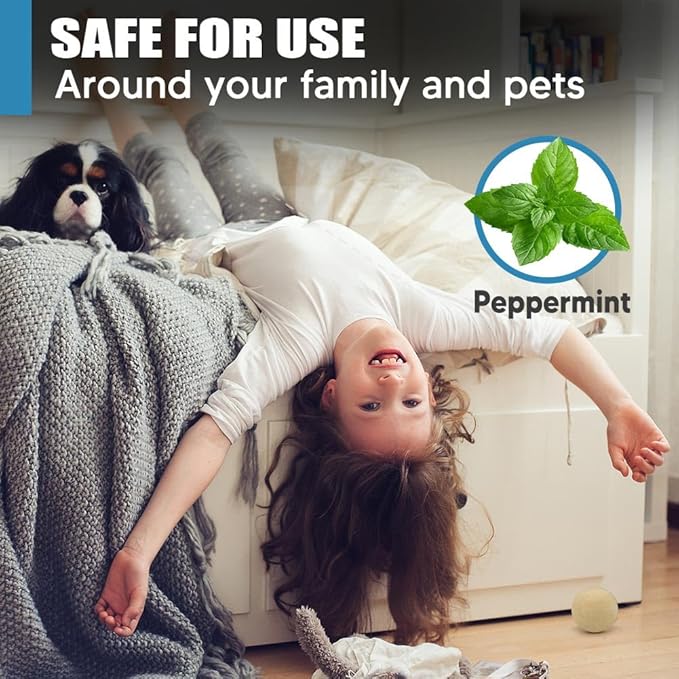 Rodent Repellent Indoor,Mouse Repellent,Mice Repellent Indoor,Rodent Away Repellant,Rat Repellent,Keeps Mice Away,Peppermint Oil Repel Mice from Nesting,Covers 50 sq. ft,Effective for 60-90 Days-10P