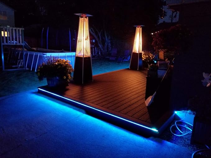 Avenlur Pyramid Patio Heater, 48,000 BTU Outdoor Propane Heater with Quartz Glass Tube, Cover, Ignition & Wheels — Freestanding Gas Heater for Backyard, Deck & Patio