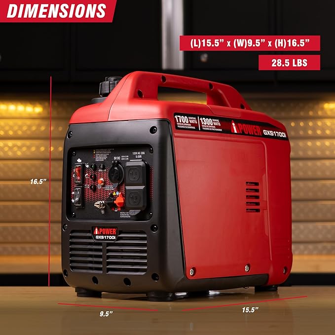 A-iPower 7600-Watt Dual Fuel Inverter Generator Remote Start, Power Supplies with 322cc OHV Engine, CO Sencsor, Gas and Propane Powered, for Backup Home Use, Tailgating, RV, Power Outages(GXS7600iRD)