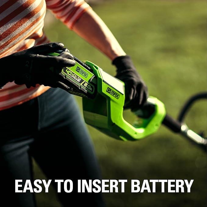 Greenworks 40V 12" Cordless String Trimmer, 0.065" Dual Line with Auto Feed, Variable Speed, Lightweight Weed Eater, 3-Year Warranty