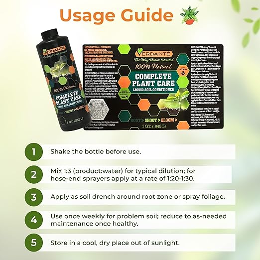Complete Plant Care Liquid Soil Conditioner – Improve Lawn & Garden Health - Versatile Soil Conditioner for Lawns & Gardens - Simple Lawn and Garden Solutions - 2 Qt.