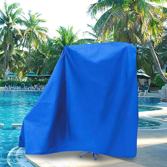 Swimming Pool Lift Chair Protective Cover, 600D Heavy Duty Lift Pool Chair Protective Cover for SR Smith ML300 Series, All Season Pool Lift Cover,All Season Pool Lift Cover with Zipper (Blue)