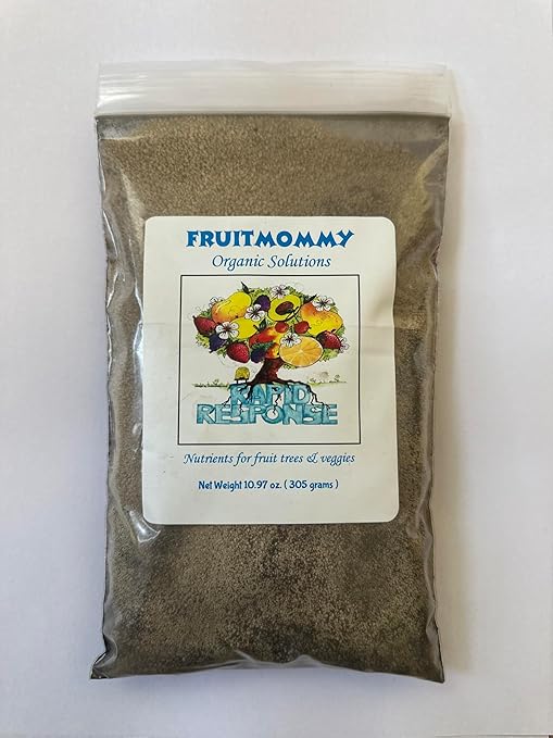 Fruitmommy Rapid Response Organic Fertilizer - Water Soluble Plant Food for Indoor & Outdoor Vegetables, Flowers, Fruit Trees| Concentrated Formula(Makes 90 Gallons)