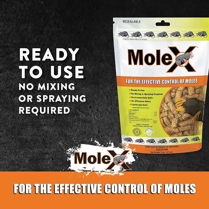 MouseX MoleX 8oz Bag, MoleX All-Natural Non-Toxic
