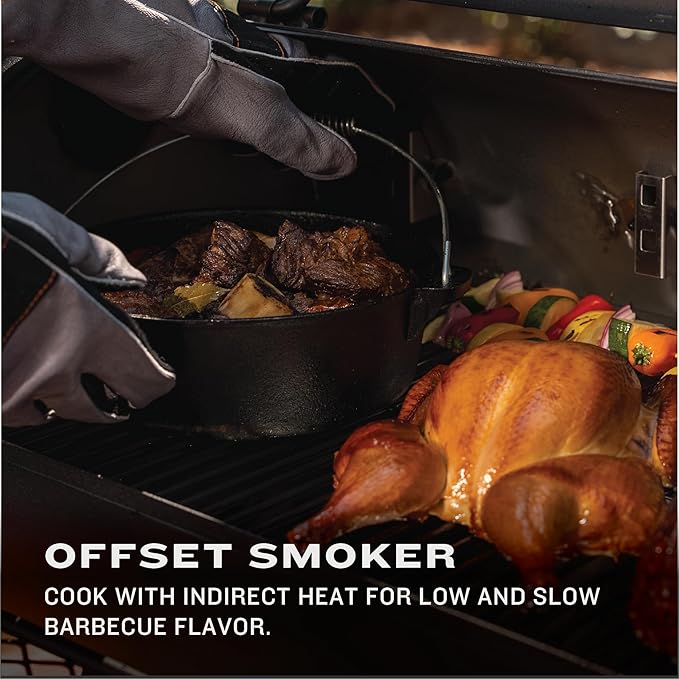Oklahoma Joes® Highland Offset Smoker and Grill - 24203001