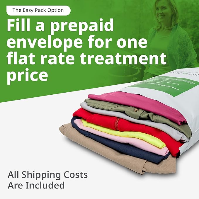 Insect Shield Easy Pack - Send in Your Clothes for Permethrin Repellent Treatment - Service for Your Own Clothes - 21 Day Turnaround Time