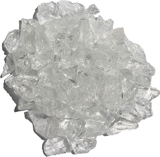 AZ Patio Firepit Recycled Glass, 20 lb, Ice