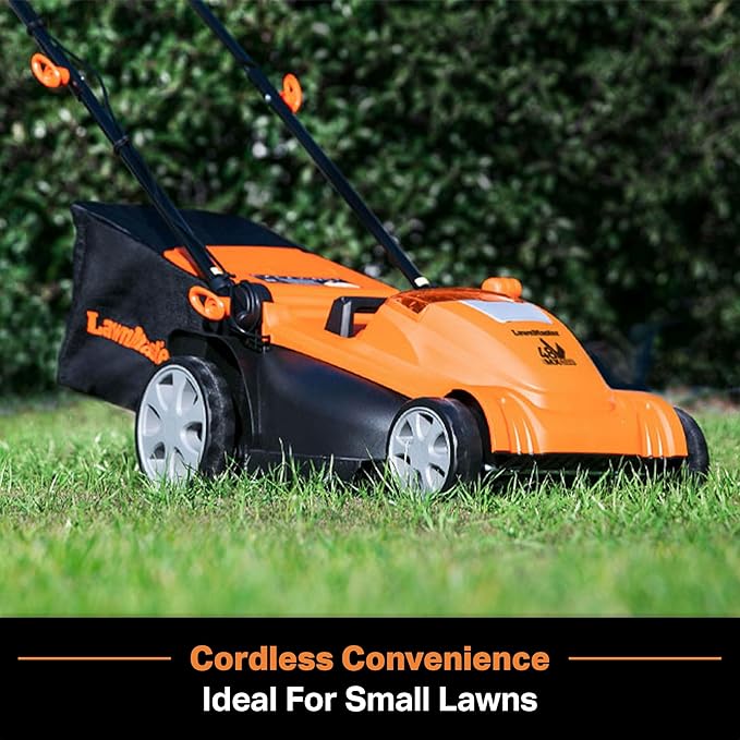 LawnMaster CLMF4815E 48V MAX* 15-inch Brushless Cordless Lawn Mower with 2X24V MAX* 4.0Ah Battery and a Dual Charger