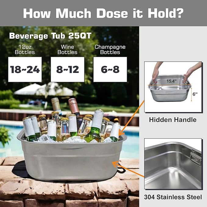 48 inch Propane Fire Pit Table with Ice Bucket, 2 in 1 Rectangular Outdoor Fire Pit with 20lb Tank Cover, Outside Patio Deck and Garden, Gas Fireplace Table with Lid and Stone