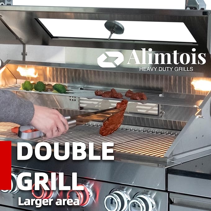 BBQ Island Outdoor Kitchen: 84-Inch 4-Burner 72000 BTU Modular Outdoor Kitchen with Grill + Sink + Storage Cabinet & Rotisserie Kit - BBQ Grill Islands Built-in Combo
