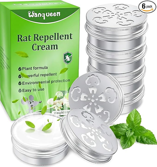 6 Packs Mouse Repellent for Car Engines, Peppermint Oil to Repel Mice and Rats, Keeps Rodents Out of The Car Rat Repellent for House Mice Outdoors