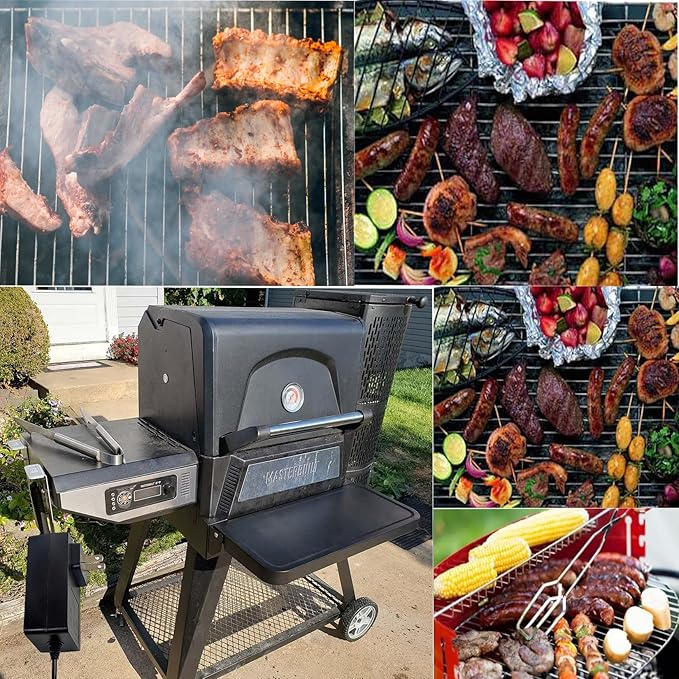Fesasn Power Adapter Replacement 9004190216 for Masterbuilt Gravity Series 560/800/1050 XL Digital Charcoal Grill and Smoker Combo, Gravity Power Supply with 16.4 feet Long Cord