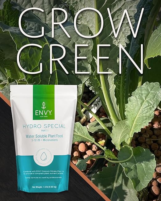 ENVY Hydro Special Plant Fertilizer, 1.5 Pound - for Indoor and Outdoor Plants, Professional Grade, Water Soluble, Made in USA - Part 1