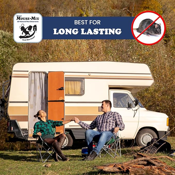 Moen’s Mouse Repellent Pouches, Peppermint Oil Rodent Repellent & Deterrent – Effective Mice Repellent for Home, Car, RV, Garage & Shed – Safe for Kids & Pets – 1 lb. (12 Pack)