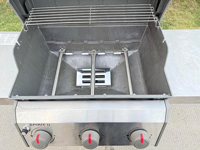 Grill Parts for Weber Spirit 2 Grill Parts GS4 Spirit II E310 E320 S310 S320 Replacement for Weber GS4 Spirit 2 Flavorizer Bars 7636 67046, Burner Tube 67025 67103 69787 & Weber Heat Deflector 67060