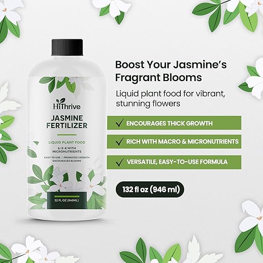 32oz Jasmine Fertilizer for Jasmine Plant Live - Makes 192 Gallons of Indoor Plant Food for Houseplants, Nutrient-Rich Houseplant Fertilizer - Ideal Outdoor & Houseplant Food for Vibrant Growth