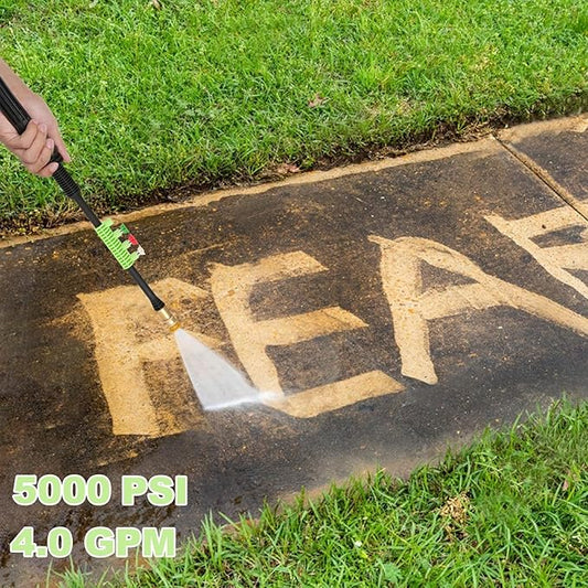 5000PSI 4.0GPM Heavy Duty Electric Pressure Washer with 33 FT Extension Hose, 4 Quick Connect Nozzles and Foam Cannon for Cars/Fences/Driveways/Patios/Home Cleaning, Blue
