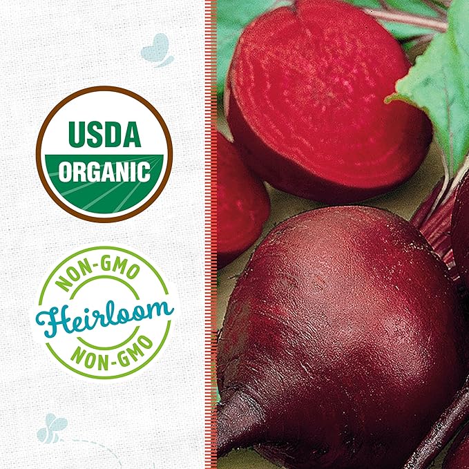 Back to The Roots 100% Organic Heirloom Seeds - Beets Value Pack 1g