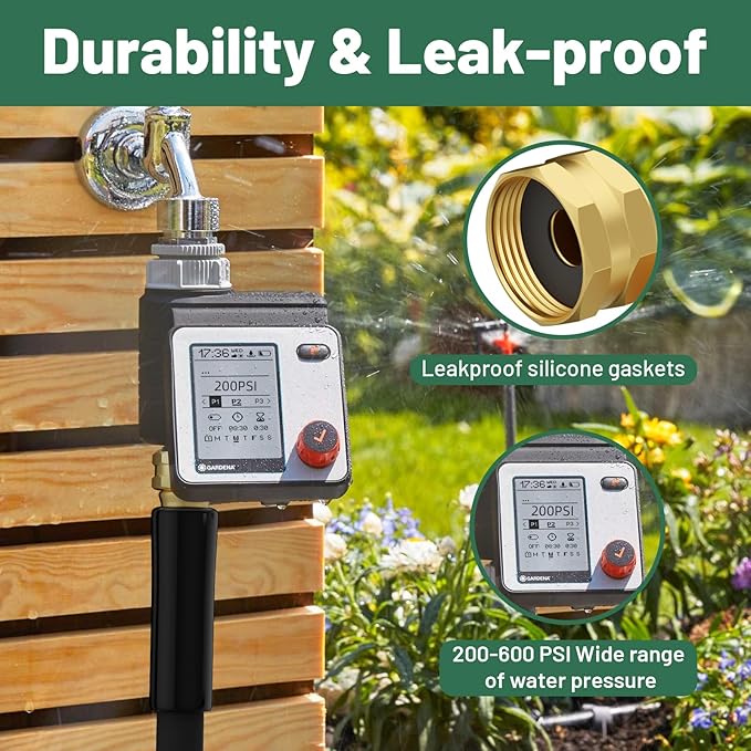 Short Garden Hose 1 ft x 5/8 in Male to Female Heavy Duty Small Water Hose Extend Connector, Lightweight Rubber Hybrid Leader Hose, Leak-Free Connections, Black